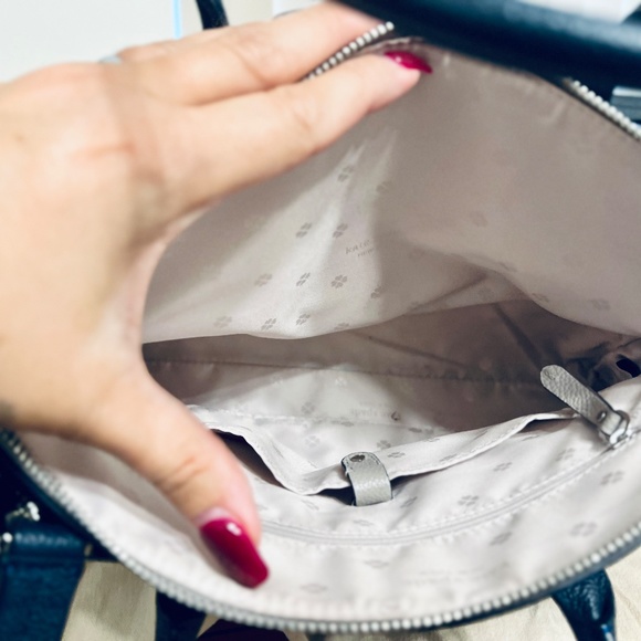 Kate Spade Blue/Gray Handbag EUC - Picture 4 of 4